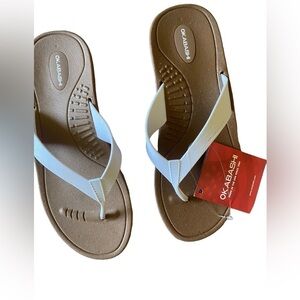 Women’s plastic pool beach Flip Flap size Medium 7/8 new With Tag